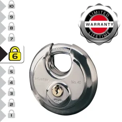 Cadenas à clé Diskus Master Lock 40EURD