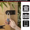 Cadenas à clé Master Lock Excell M1EURDLH acier laminé l.45 mm hauteur de l'anse 51 mm