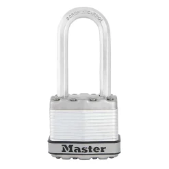Cadenas à clé Master Lock Excell M1EURDLH acier laminé l.45 mm hauteur de l'anse 51 mm