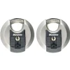 Cadenas à clé Master Lock Excell M40EURT disque en acier inoxydable Ø. 70 mm hauteur de l'anse 16 mm vendu par 2