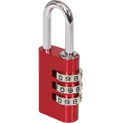 Cadenas à combinaison Aluminium Smith & Locke 30 x 41 mm rouge