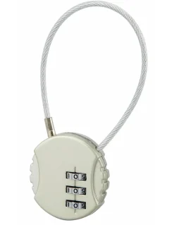Cadenas à combinaison Fantasy Rond, 3 chiffres, intérieur, cable acier - THIRARD