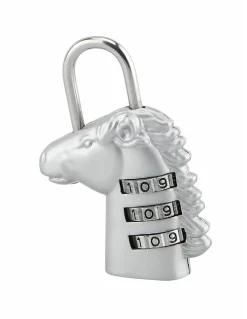 Cadenas à combinaison Fantasy Cheval, 3 chiffres, intérieur, anse acier - THIRARD