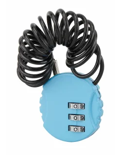 Cadenas à combinaison Nomad Rond, 3 chiffres, intérieur, cable acier, 30mm - THIRARD