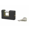 Cadenas ACERA rectangulaire à clé, base 75 mm, anse acier cémenté, 3 clés - SP