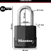Cadenas Acier laminé Master Lock Excell 48 x 46