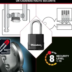 Cadenas Acier laminé Master Lock Excell 48 x 46