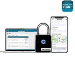 Cadenas Bluetooth connecté pour usage privé ou professionnel, Accès bluetooth avec smartphone