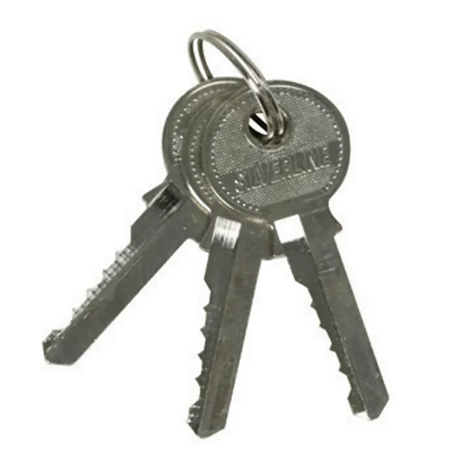 Cadenas Circulaire en Acier Inoxydable 70 mm - Sécurisé et Durable - Protection Optimale - Silverline