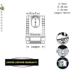 Cadenas Inox Master Lock Excell Marine 56 mm