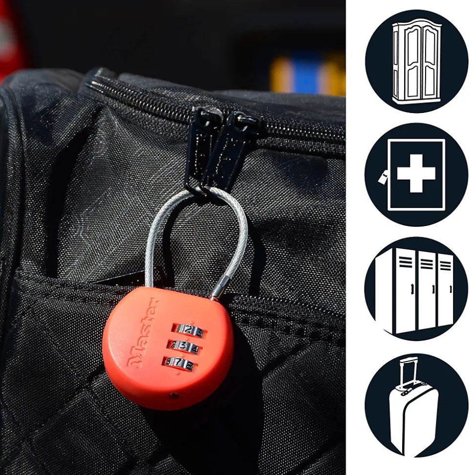 Cadenas porte-adresse Master Lock 42 mm