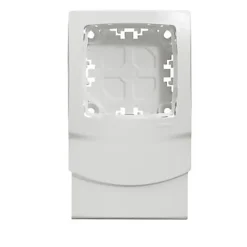 Cadre 1 poste 12,5 mm pour moulure Legrand