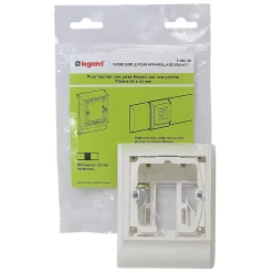 Cadre 1 poste appareillage Mosaic, pour plinthe 80 x 20 mm Legrand