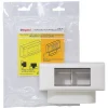 Cadre 2 postes Mosaic pour moulures et plinthes 12,5 mm Legrand
