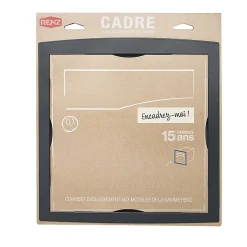 Cadre d'encastrement Gris anthracite aspect sablé REN 0206