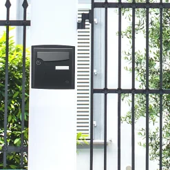 Cadre d'encastrement Gris anthracite aspect sablé REN 0206