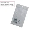 Cadre d'encastrement Ivoire brillant RAL 1015