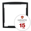 Cadre d'encastrement Noir mat 9005M
