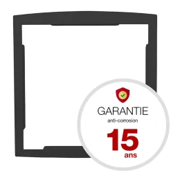 Cadre d'encastrement Noir Sablé RAL 2100 MS