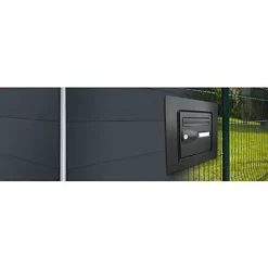 Cadre d'encastrement pour Boite aux lettres Profil+ Noir