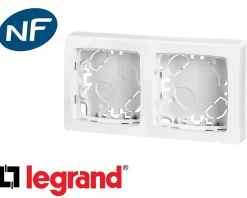 Cadre saillie double Legrand Otéo composable