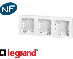 Cadre saillie triple Legrand Otéo composable