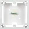 Cadre saillie 100x100 - blanc - Lebenoid