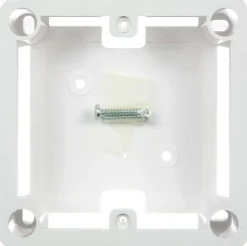Cadre saillie 100x100 - blanc - Lebenoid