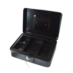 Caisse en acier Smith & Locke Noir 248 x 178 x 88 mm