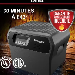 Caisson de sécurité ignifugé et étanche format L MasterLock