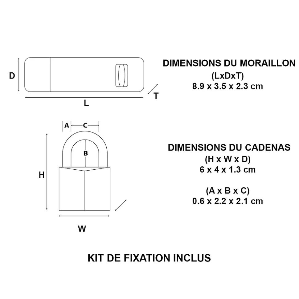 Caisson de sécurité ignifugé et étanche format L MasterLock