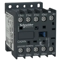 Ca2kn22u7 Schneider - Contacteur Tétrapolaire - 2no+2nf - 10a - Bobine 240vca - Vis - Ca2kn
