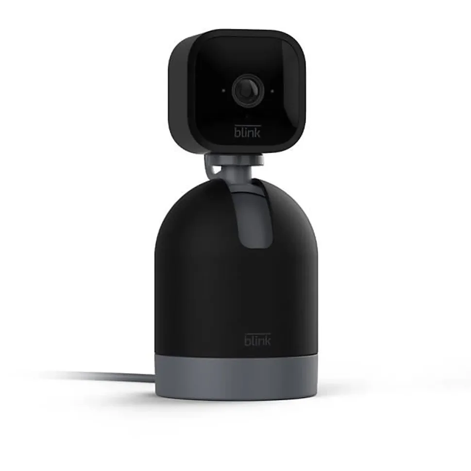 Caméra Blink Mini Pan Tilt 1080p Noir rotative vision nocturne audio bidirectionnel