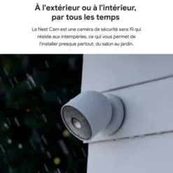 Caméra de sécurité Google Nest Cam intérieure/extérieure connectée sur batterie