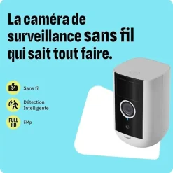 Caméra de surveillance extérieure sans fil avec batterie, Omajin by Netatmo