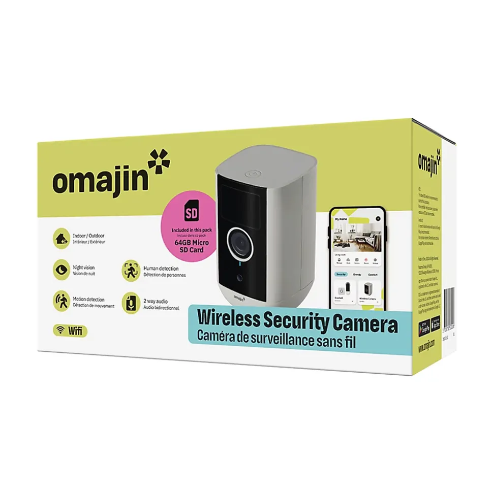 Caméra de surveillance extérieure sans fil avec batterie, Omajin by Netatmo