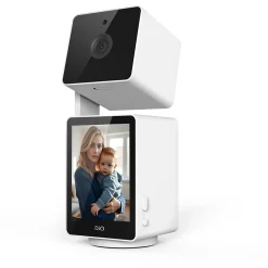 Caméra de surveillance intérieure connectée motorisée avec écran Dio Connected Home