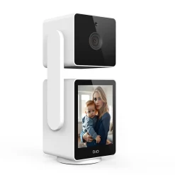Caméra de surveillance intérieure connectée motorisée avec écran Dio Connected Home