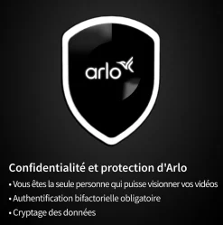 Caméra de vidéosurveillance sans fil Arlo Essential Spotlight 1080p blanche