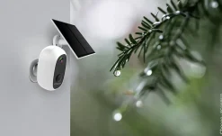 Caméra de vidéosurveillance sans fil extérieure Chacon panneau solaire