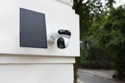 Caméra de vidéosurveillance extérieure avec panneau solaire Ezviz CS-HB90/SP-R100 blanc