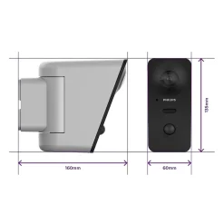 Caméra de vidéosurveillance extérieure Philips WelcomeEye