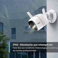 Caméra de vidéosurveillance extérieure connectée TP-Link Tapo C320WS 2K HD