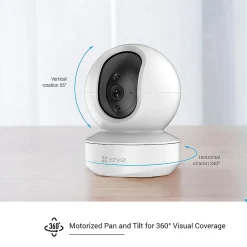 Caméra de vidéosurveillance rotative Ezviz TY1