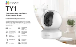 Caméra de vidéosurveillance rotative Ezviz TY1
