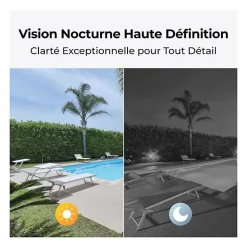 Caméra extérieure - REOLINK - B320 - Panneau solaire - Blanc