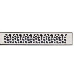 Caniveau de douche extraplat Wirquin So Line L.220 D40 - 288 mm