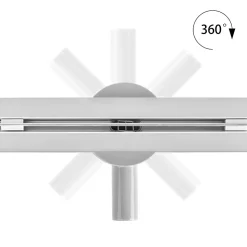Caniveau de douche italienne slim DEKI L.70 cm acier inoxydable avec siphon 360, drainage performant SANIVERRE