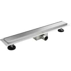 Caniveau de douche Italienne DALA inox L.70 cm anti-odeurs + filtre, drainage performant -SANIVERRE