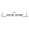 Canne de vidange pour machine à laver 1,5m Somatherm